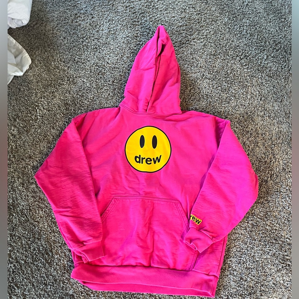 Authentic Drew House Mascot Hoodie Magenta